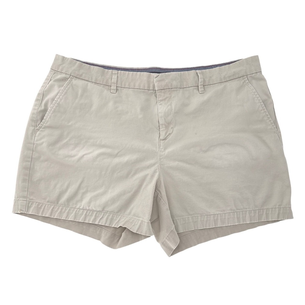 Tommy Hilfiger Tan Chino Shorts Women 14 Casual Summer